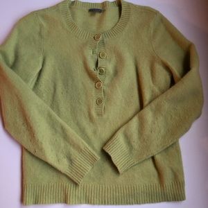 Ann Taylor pea green sweater